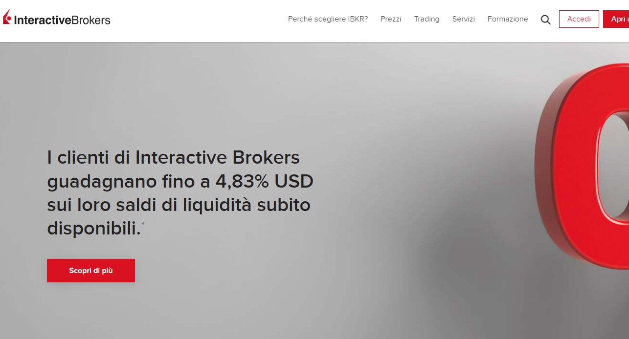 Interactive Brokers Interessi su liquidità